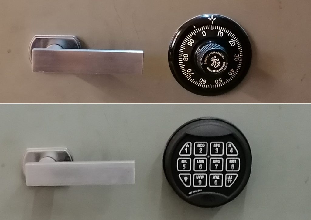 Safe lock upgrade - Neues Tresor Schloss